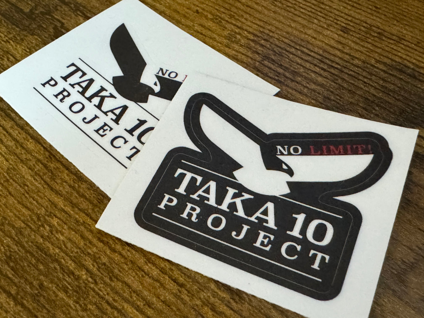 TAKA10ステッカー 小 (黒)